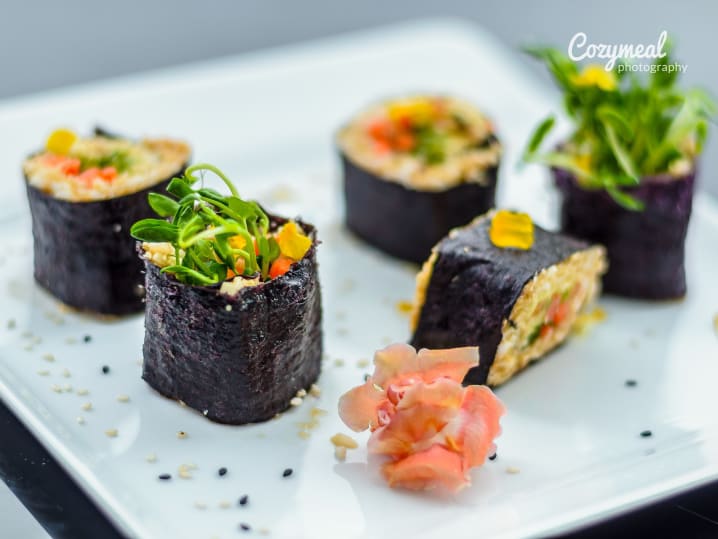 vegetable sushi roll
