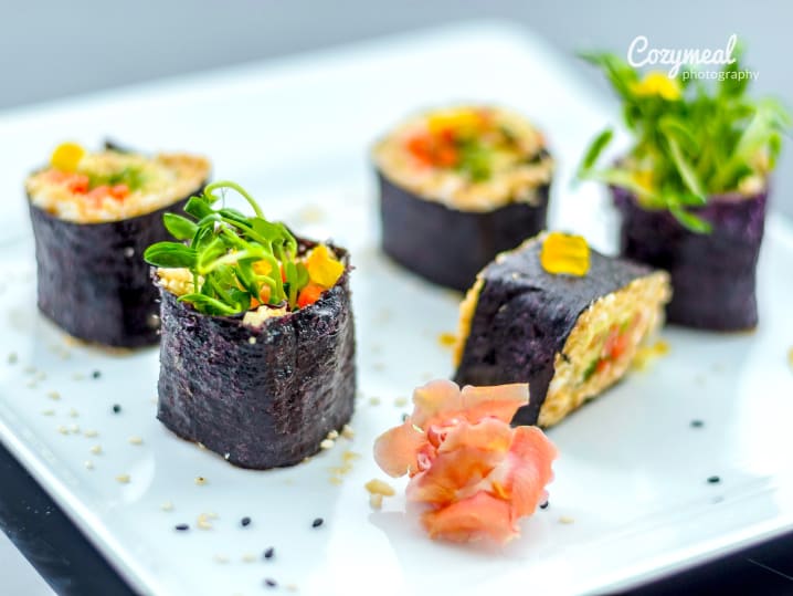 vegetable sushi roll