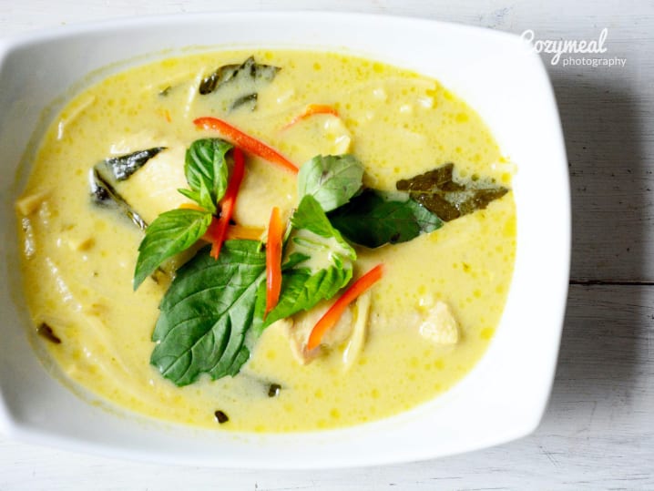 vegetarian thai green curry