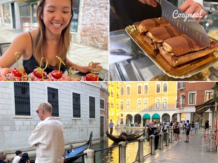 venice private tour   hero image of a food tour in venice italy trying tiramisu