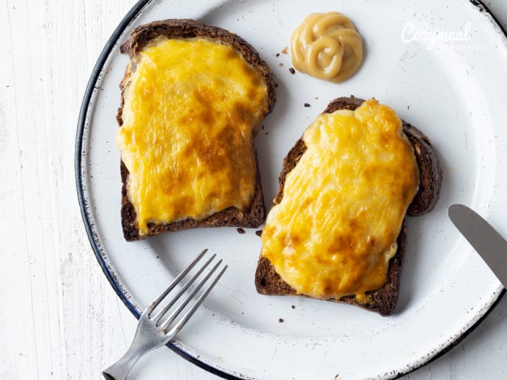 welsh rarebit   cheese on toast