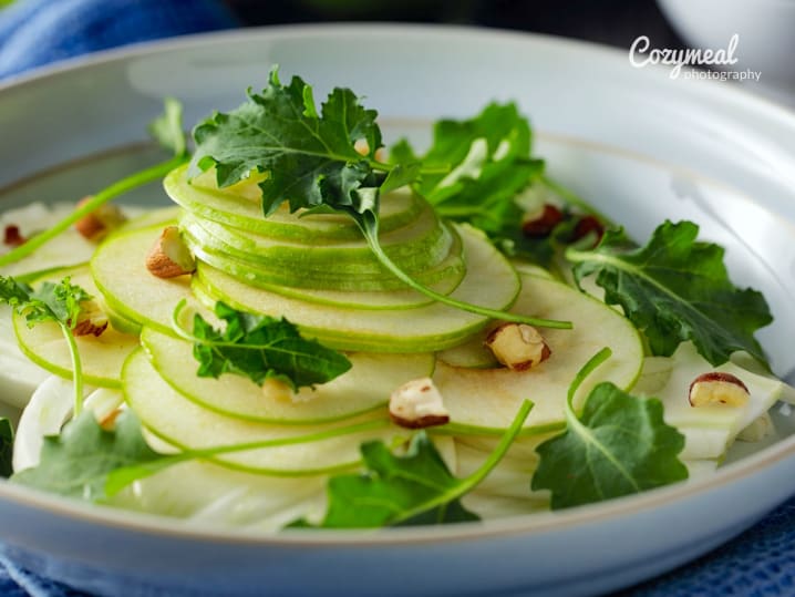 winter in tuscany apple fennel salad