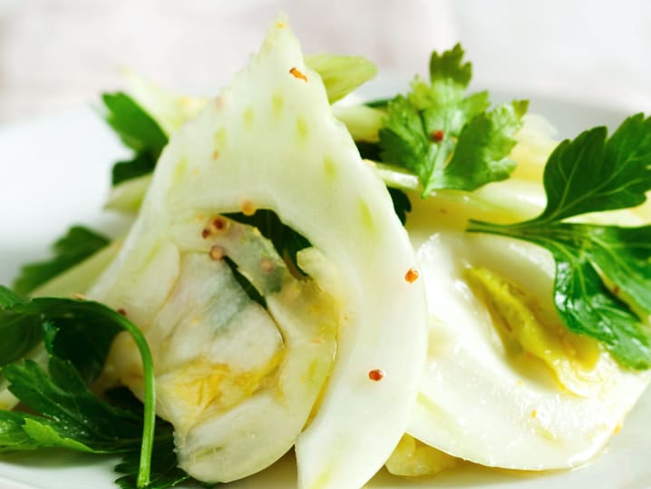 shaved fennel and endive salad