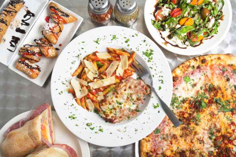 Italian food buffet
