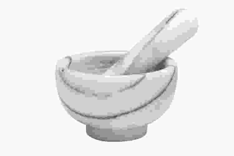 Harold Import Co. Marble Mortar and Pestle