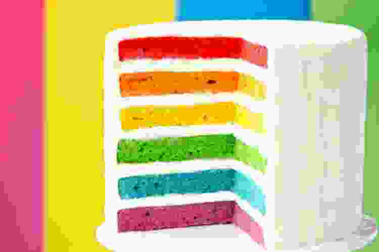 a rainbow cake kit is a perfect gift for little bakes