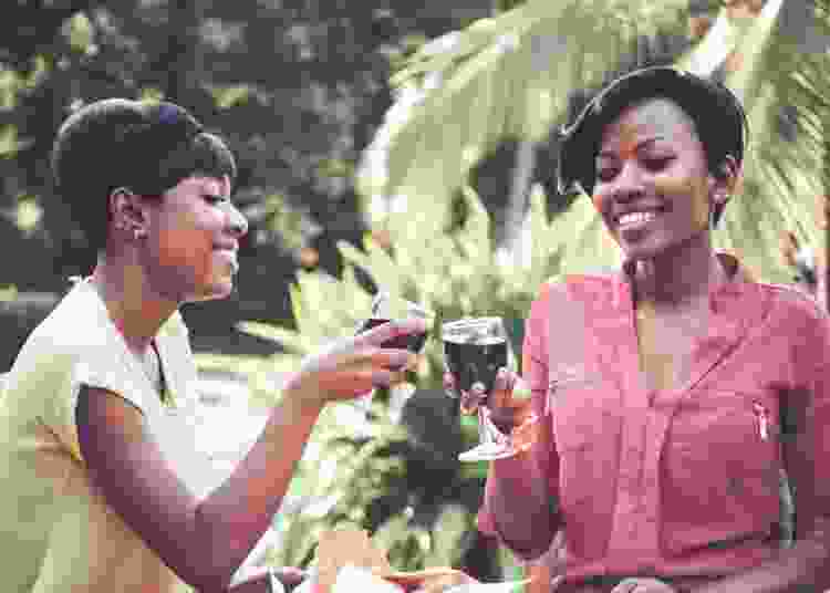 a wine and talk session is a great way to spend a girls night