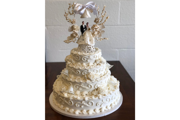 1950s themed cake