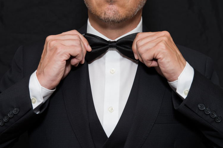black tie affair 50th birthday party idea