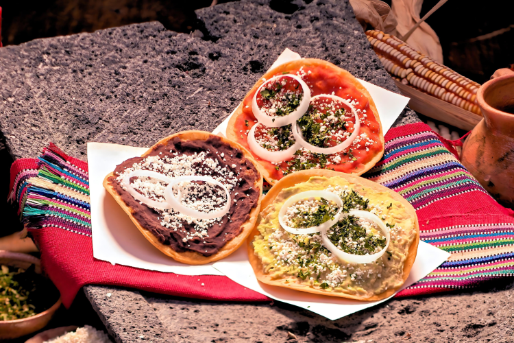 Authentic Guatemalan tostadas