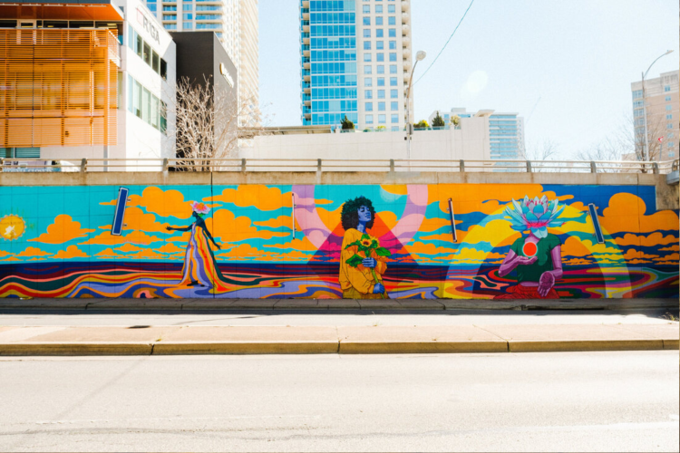 Be Well mural