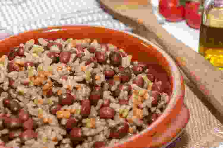 Instant pot red bean and rice casserole