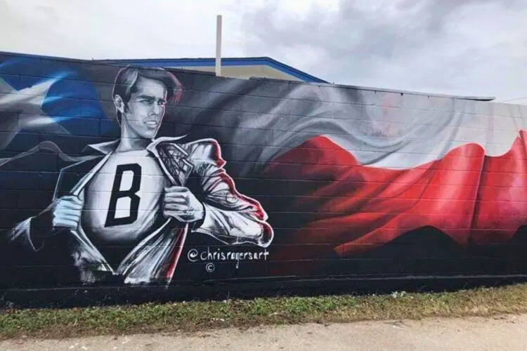Beto For Texas/We Rise Mural