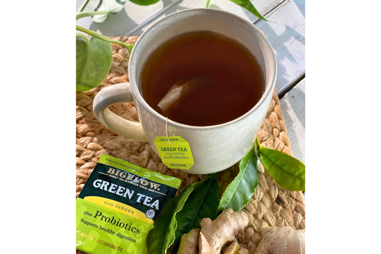 Bigelow Green Tea with Ginger & Probiotics