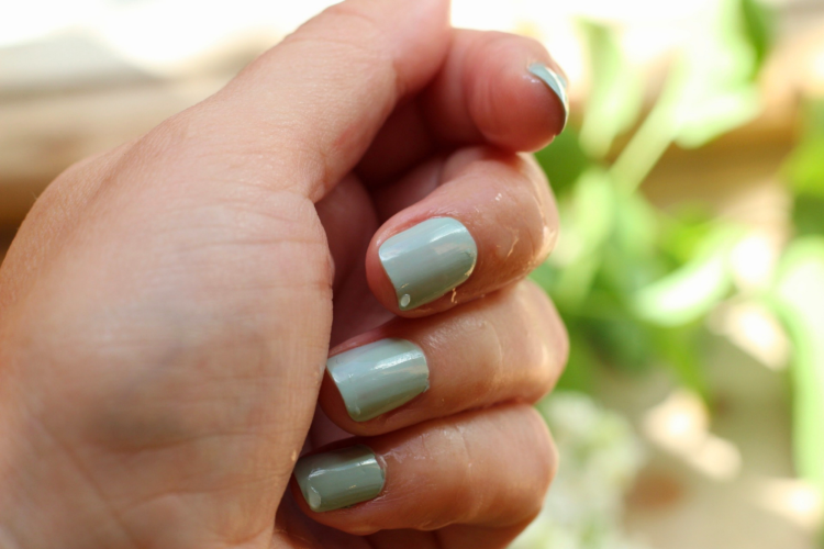 Sage Green Nail Design