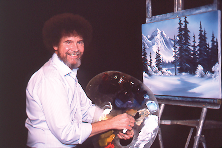 painter bob ross for halloween costume idea