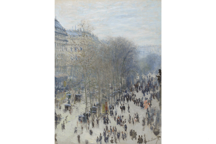 Boulevard des Capucines by Claude Monet