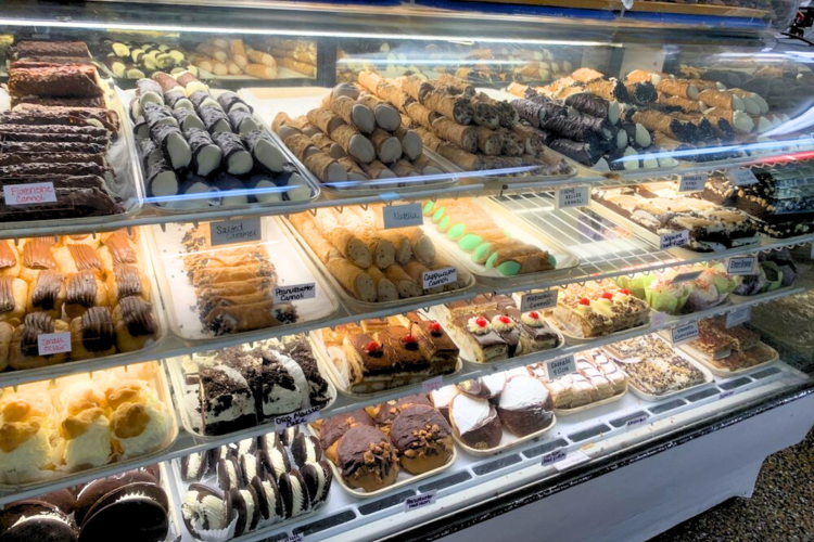 pastry selection at bovas bakery