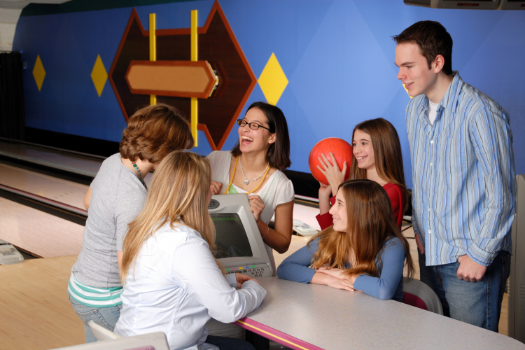 Teens Bowling Birthday Party