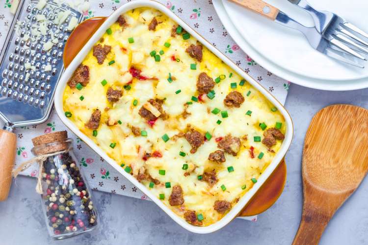 egg and sausage casserole