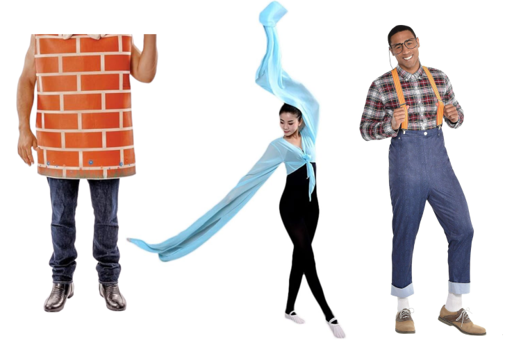 brick wall costume