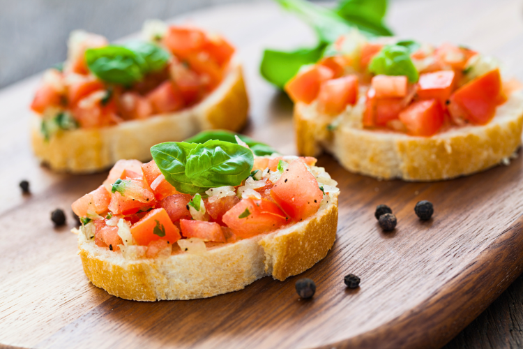 Bruschetta appetizer