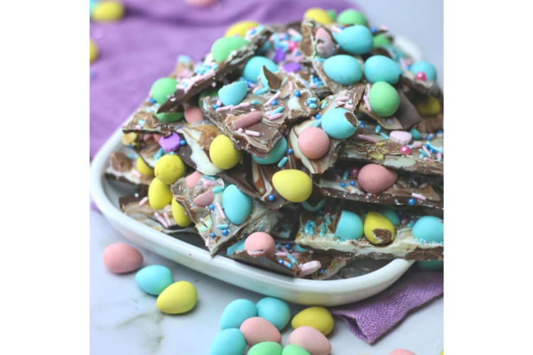 Dark Chocolate Easter Bunny Bark