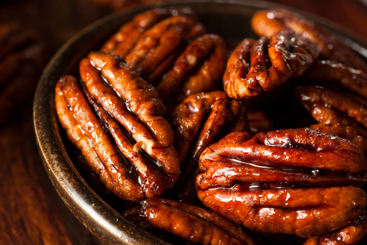 candied pecans thanksgiving side