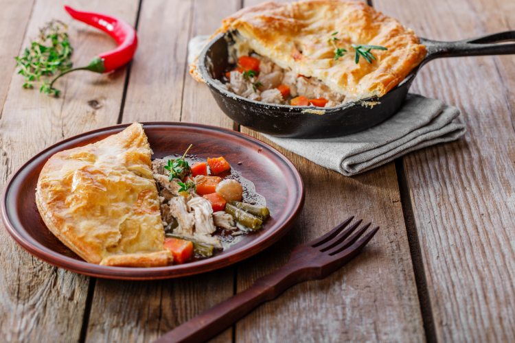 chicken pot pie Sunday dinner idea