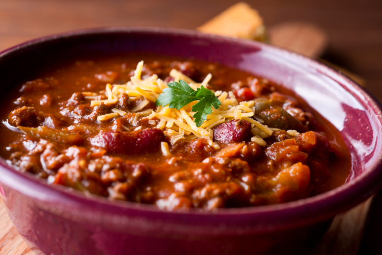 bowl of red chili