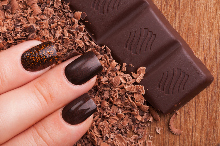 Chocolate Kisses Nails