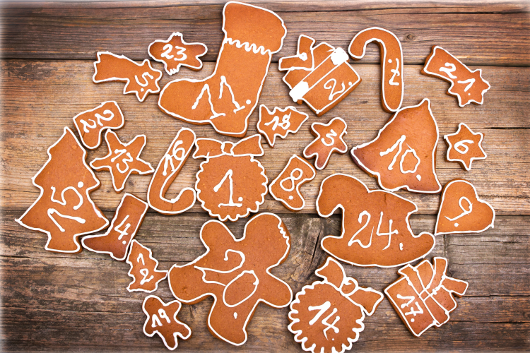 A festive gingerbread house idea is this Christmas themed one.