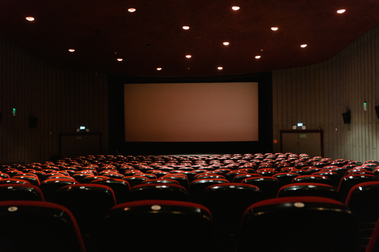 Empty cinema for 14th birthday idea