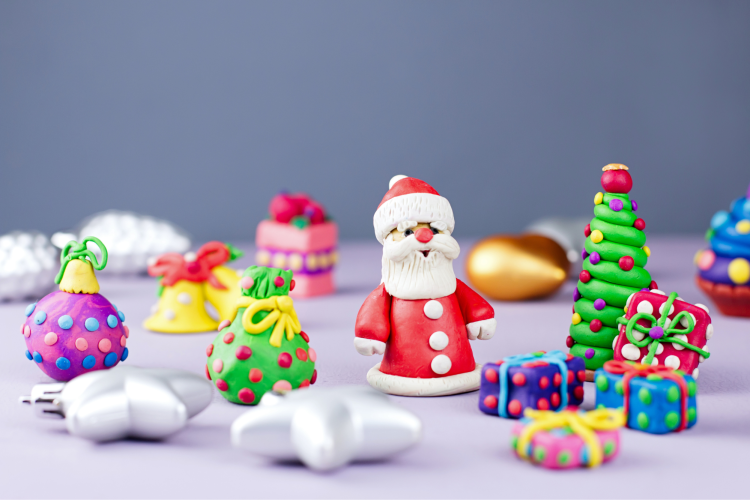 Clay Christmas Sculptures