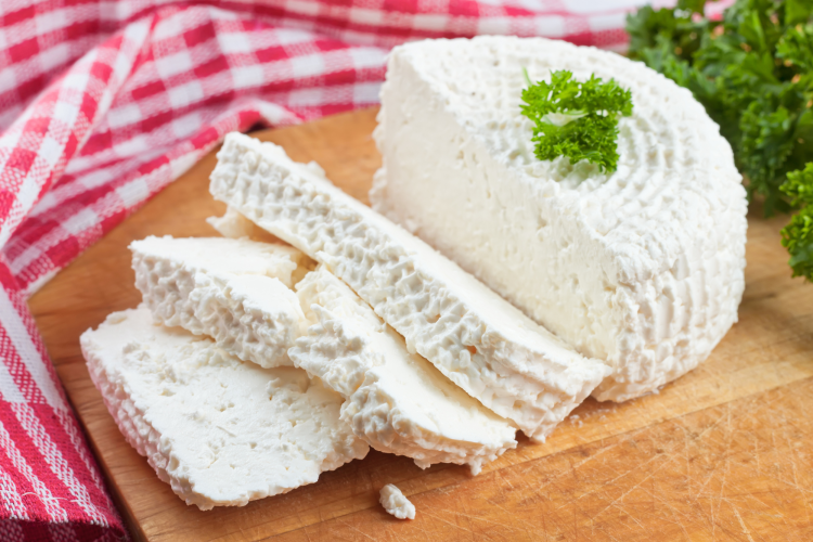 Serving of cottage cheese