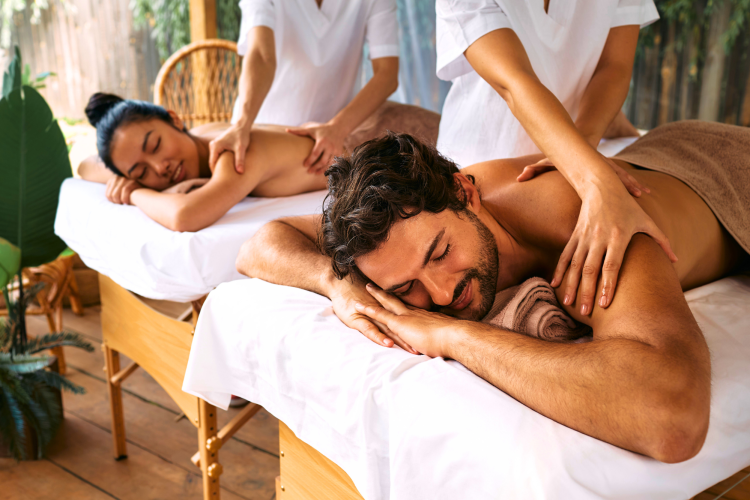 A Couples’ Spa Day is a great Valentine's gift for him.