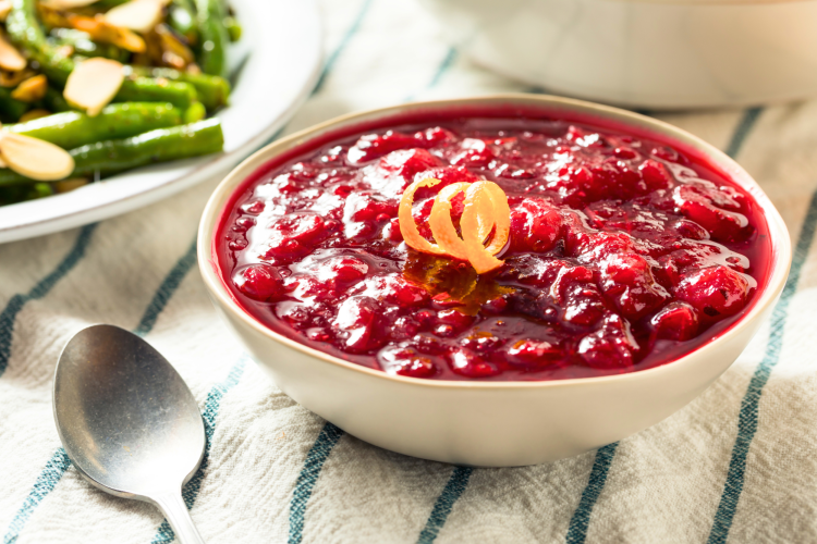 Make Cranberry Sauce for your vegetarian Thanksgiving recipe.