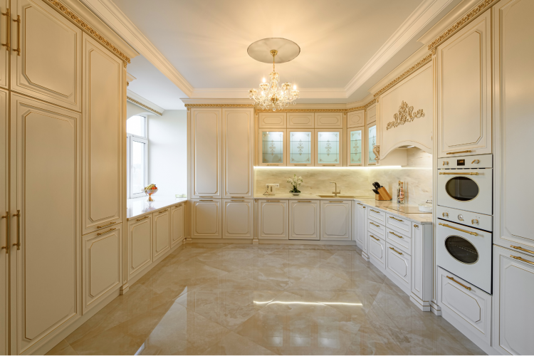 Cream kitchen cabinet Ideas