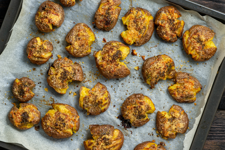 Crispy Smashed Potatoes