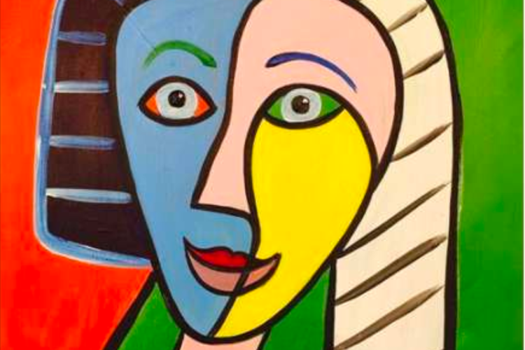 cubism self portrait