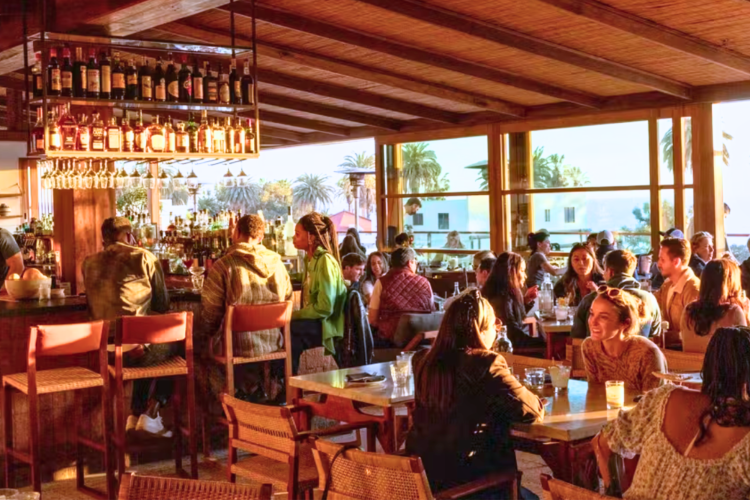 Elephante rooftop restaurant in Los Angeles
