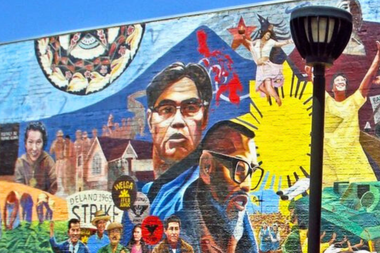 Eliseo Art Silva's mural A Glorious History, A Golden Legacy