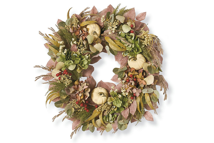 fall wreath thanksgiving gift