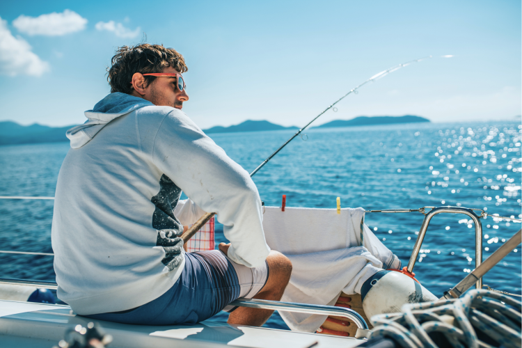 Fishing charter boat for Bachelor Party Idea in NYC
