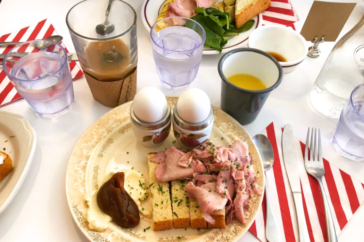 A light French breakfast at this french restaurant in boston