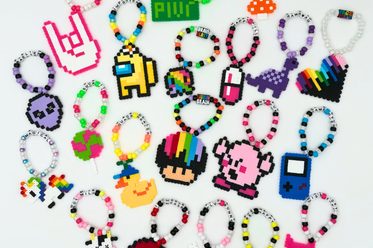 friendship bracelet perler bead ideas