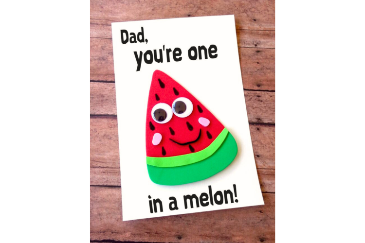 Melon Fathers Day Card