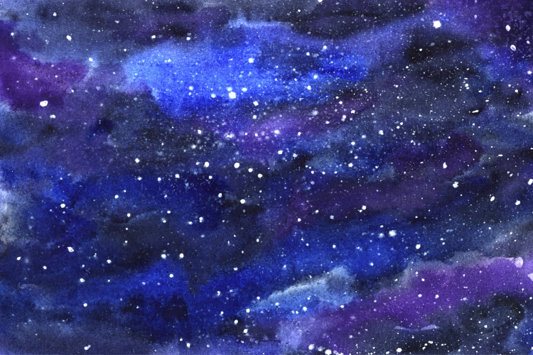 purple milky way galaxy