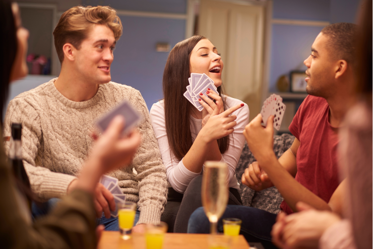 Game night Friendsgiving Dinner Party Idea