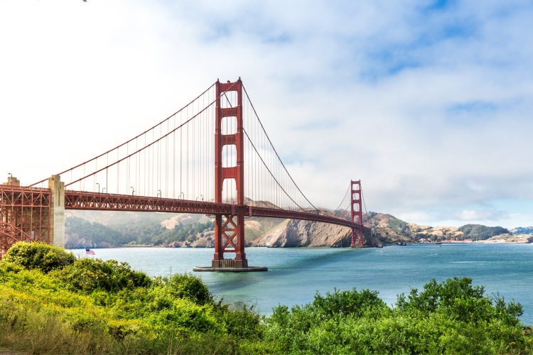 golden gate bridge in San Francisco